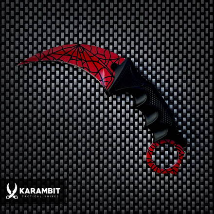 KARAMBIT Crimson Web Red | CS:GO